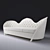 Elegant Rocaille Sofa: Belloni 3D model small image 3