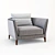 Elegant Bretagne Armchair: Your Perfect Seat 3D model small image 1
