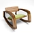 Canadian Designer Rocking Chair 3D model small image 1