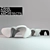 Zaha Hadid Marble Tables: Mercuric Elegance 3D model small image 3