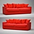 Gramercy Rhode Island Sofa 3D model small image 1