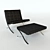 Iconic Barcelona Chair: Timeless Elegance 3D model small image 1