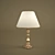 Antique Gold Table Lamp 3D model small image 1