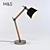 Elegant Hybrid Table Lamp 3D model small image 1