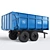 Detailed Tractor Trailer Model 3D model small image 2