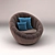 Elegant Velvet Armchair Set 3D model small image 2