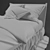 Ruffled Canopy Bed 3D model small image 3
