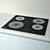 Sleek Gorenje Hobs Collection 3D model small image 2