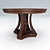 Elegant James Round Dining Table 3D model small image 2