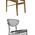 Finn Juhl 108 Chair: Iconic Design 3D model small image 3