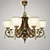 Elegant Chandelier - Odeon Light 3D model small image 1