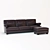 Dreamscape Sofa 3D model small image 1