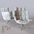 Husk Armchair: Modern Elegance & Comfort 3D model small image 1