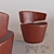 Cozy Swivel Chair - Poltrone Kono 3D model small image 1