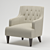 Modern Parlor Chair: Tess 3D model small image 1
