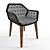 Modern Woven Chair | Sleek Design 3D model small image 2