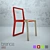 Contrasting Design Chair by Branca Lisboa 3D model small image 1