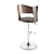 Sleek Walnut Cello Bar Stool 3D model small image 3