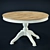 Elegant Round Dining Table 3D model small image 1