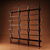 Compact Nordic Style Shelving 3D model small image 1