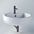 Compact Stainless Steel Sink 3D model small image 3