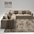 Maxalto B&B Italia Omnia Sofa 3D model small image 1