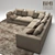 Maxalto B&B Italia Omnia Sofa 3D model small image 2