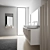 Elegant LEON Vanity Unit 3D model small image 2