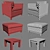 RH MALIBU Collection: Stylish & Comfortable Furniture 3D model small image 3