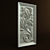 Elegant 3D Carved Ornament 3D model small image 2