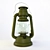 Vintage Kerosene Lamp for Home Decor 3D model small image 1