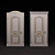 Versatile Door with Dual Crown Molding 3D model small image 1