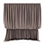 Elegant Wavy Curtain 3D model small image 1