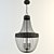 Classic Four-Light Coptic Chandelier 3D model small image 1