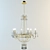 Antique Gold Dutch Chandelier 3D model small image 2