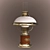 Modern Metallic Table Lamp 3D model small image 1