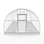 Sturdy Polycarbonate Greenhouse with Reinforced Frame 3D model small image 2