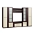 Contrast Allure Wall Cabinet 3D model small image 1