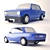 Vintage VAZ 2101: Classic Beauty 3D model small image 1