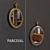 Stylish room mirrors - Parsival & Aramis 3D model small image 2