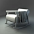 Brick 307 | Armchair: Modern Elegance for Comfort 3D model small image 2