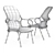 Stylish Frames Chairs by Hayon 3D model small image 3