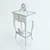 Elegant Daisy Nightstand 3D model small image 3