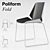 Poliform Fold: Stylish and Practical Chair 3D model small image 1