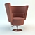 Cozy and Contemporary: Circo Solo Armchair 3D model small image 1