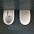 Opoczno Bilbao Toilet and Bidet Set 3D model small image 2
