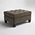 Vintage Ralph Lauren Home Ottoman 3D model small image 1