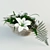 Basket Bouquet: Beautiful Blooms in a Woven Holder 3D model small image 1