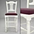 Elegant Mobexpert Bar Chair 3D model small image 1