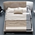 Luxury Comfort Bed: Molteni & C 3D model small image 3